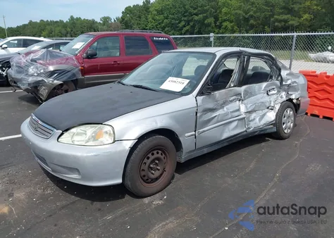 1999 Honda Civic Value Package from USA, damaged, VIN 2HGEJ6614XH523048